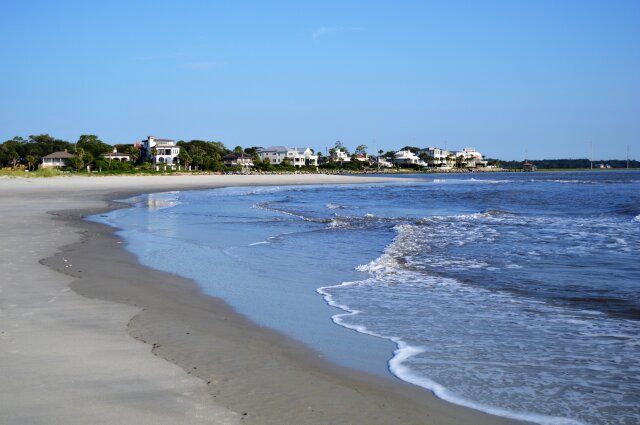 St. Simons Island, GA Gould's Inlet ocean waves